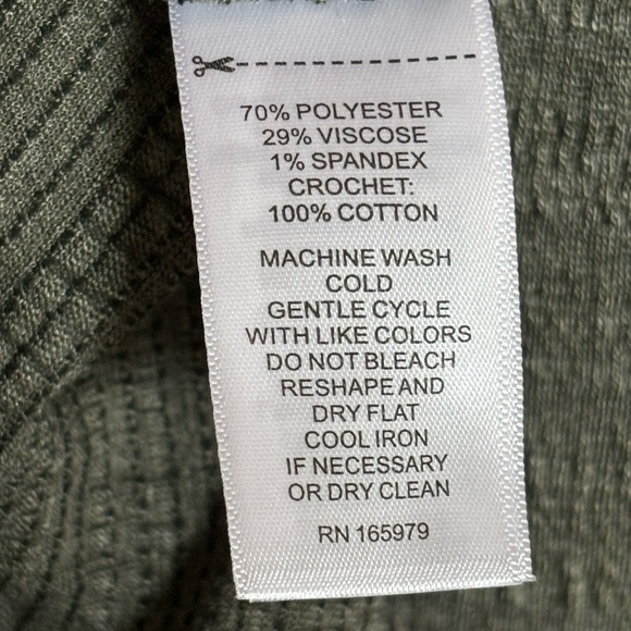 Cable & Gauge Knit Top in Dry Oregano - Picture 7 of 7